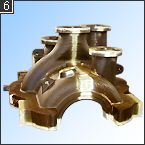 コンプレッサー部品 上部ケーシング